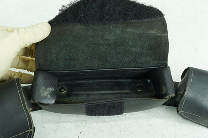 1999 - 2006 Harley-Davidson Touring Electra Glide Classic Front Onboard Tool Bag Leather Storage Pouch bag