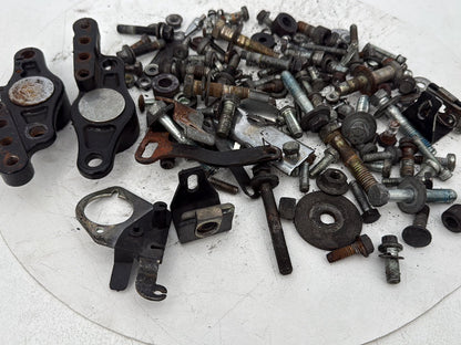 2007 - 2012 Harley-Davidson Touring Street Glide Hardware Bolts Nuts & Brackets w/ Left right Rear Fork Swingarm brackets