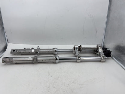2002 Harley Dyna FXD Super Glide OEM Front Triple Tree Set & LH RH Fork Legs Sliders