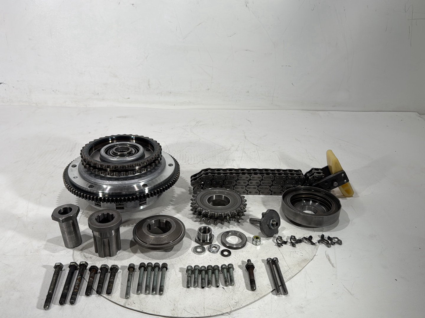 2000 Harley Dyna FXDWG Wide Glide OEM Clutch Basket Chain Tensioner Kit
