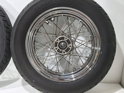 2005 Harley Sportster 1200 Roadster XL1200R OEM Front Rear Wheel Rim Tire Spoked