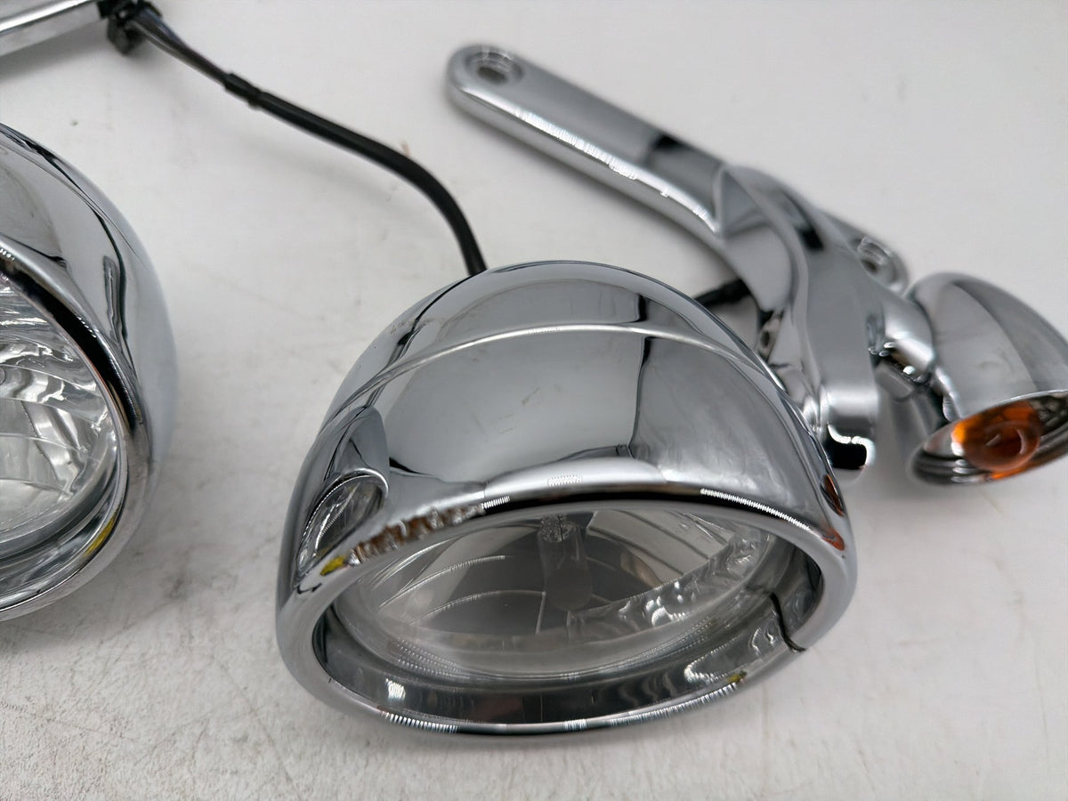 07 Harley Electra Touring CVO Eagle OEM Front Left Right Turn Signal Indicators