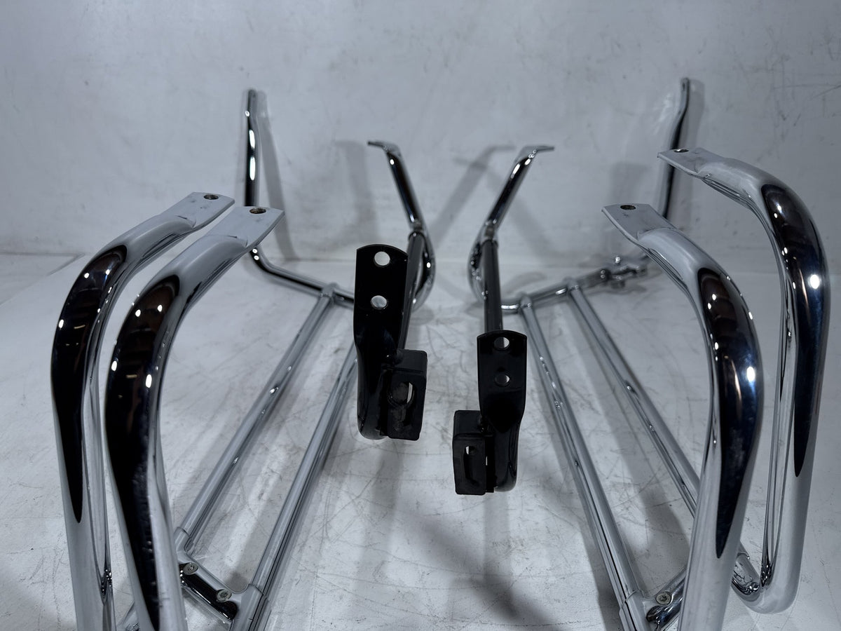 2007 Harley Electra Glide Touring CVO Rear Left Right Saddlebag Guard Rails Bar