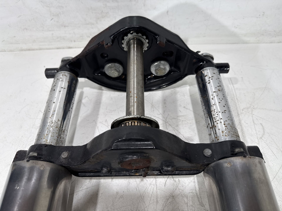 2011 Harley Street Glide Touring Front Triple Tree Set & LH RH Fork Legs Sliders