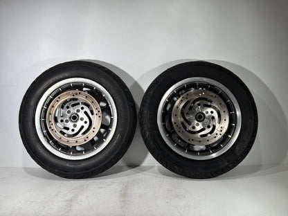 1999 - 2006 Harley-Davidson Touring Electra Glide Front & Rear Wheel Rim Tire 43493-00