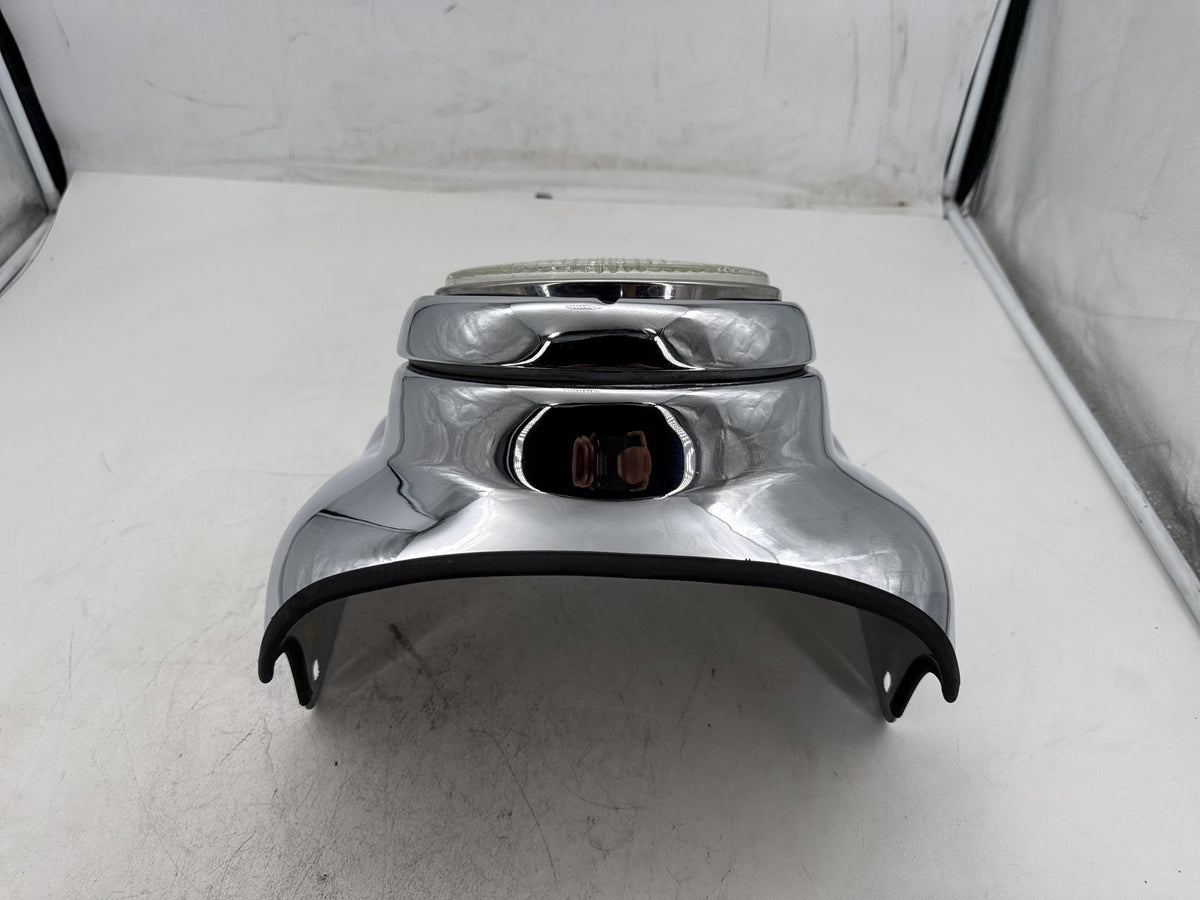 93 Harley Electra Glide Touring Headlight Headlamp Head Light Halogen w/ Nacelle