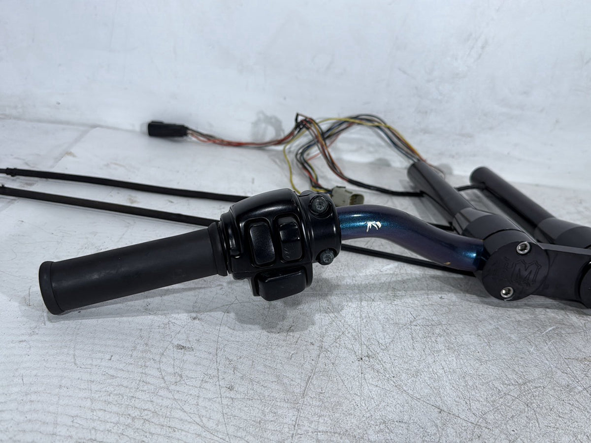2007 Harley Dyna Street Bob FXDB OEM Handlebars Left Right Switches Controls