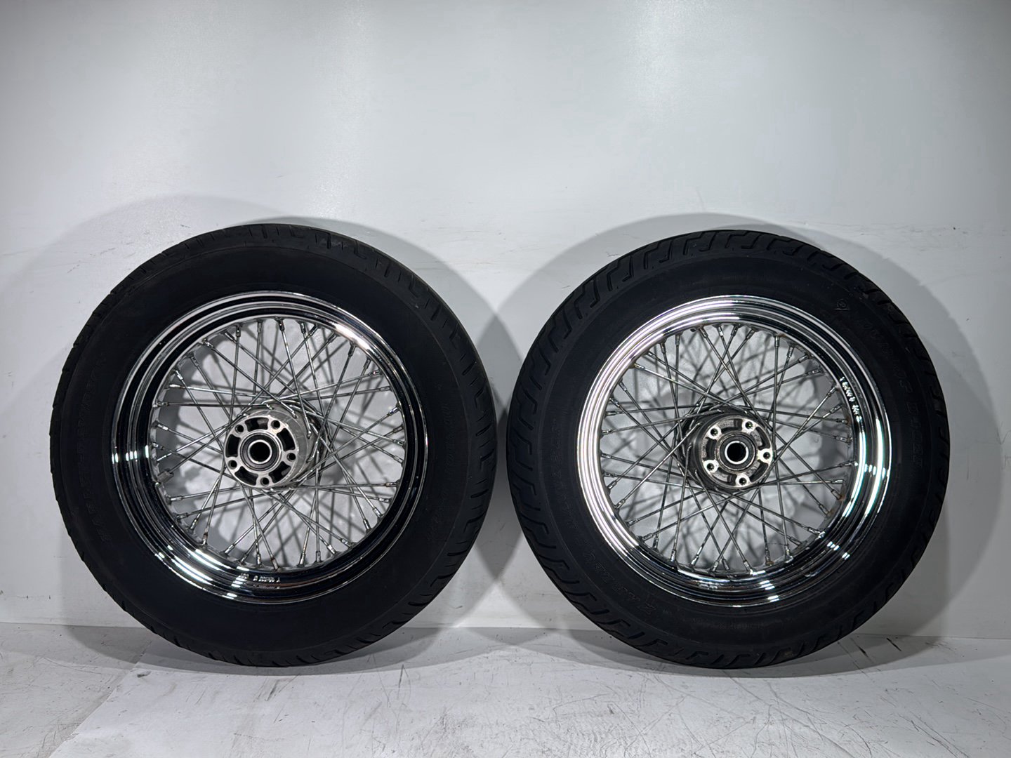 2013 Harley Heritage Softail Classic FLSTC OEM Front Rear Wheel Rim Tire Spoked