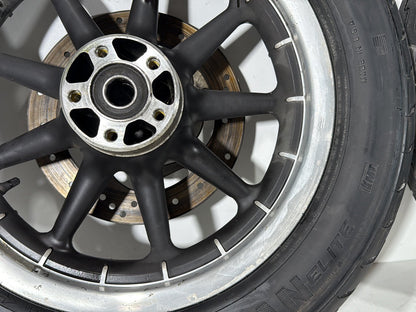 1999 - 2006 Harley-Davidson Touring Electra Glide Front & Rear Wheel Rim Tire 43493-00