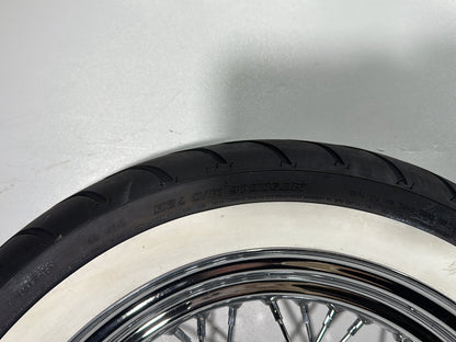 2008 Harley Softail Deluxe FLSTN OEM Front Rear Wheel Rim Tire Spoked