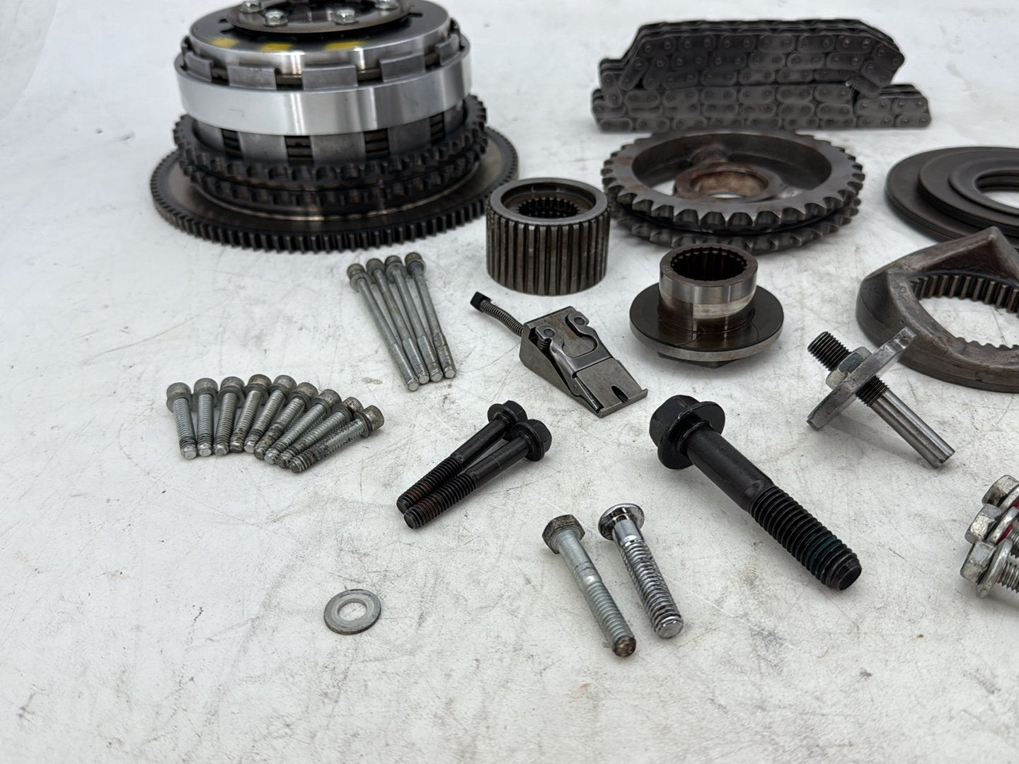 2012 Harley Dyna FXDF Fat Bob OEM Clutch Basket Chain Tensioner Kit