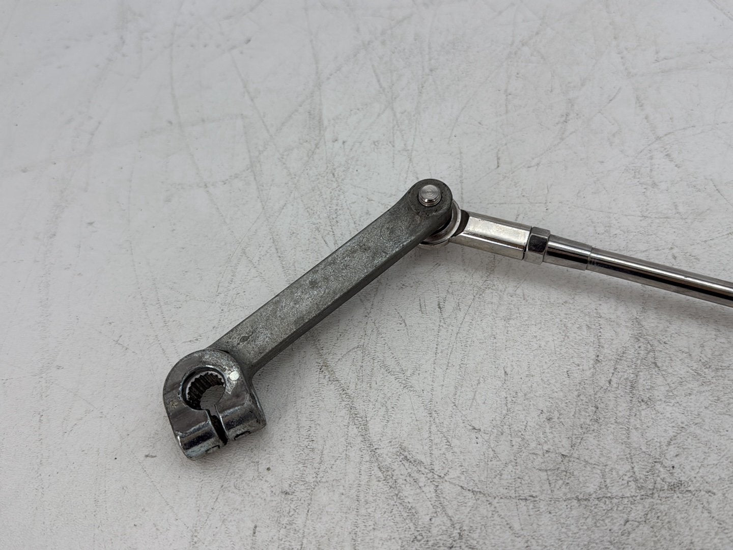 2000 Harley Dyna FXDWG Wide Glide OEM Gear Shifter Lever Arm w/ Rod linkage