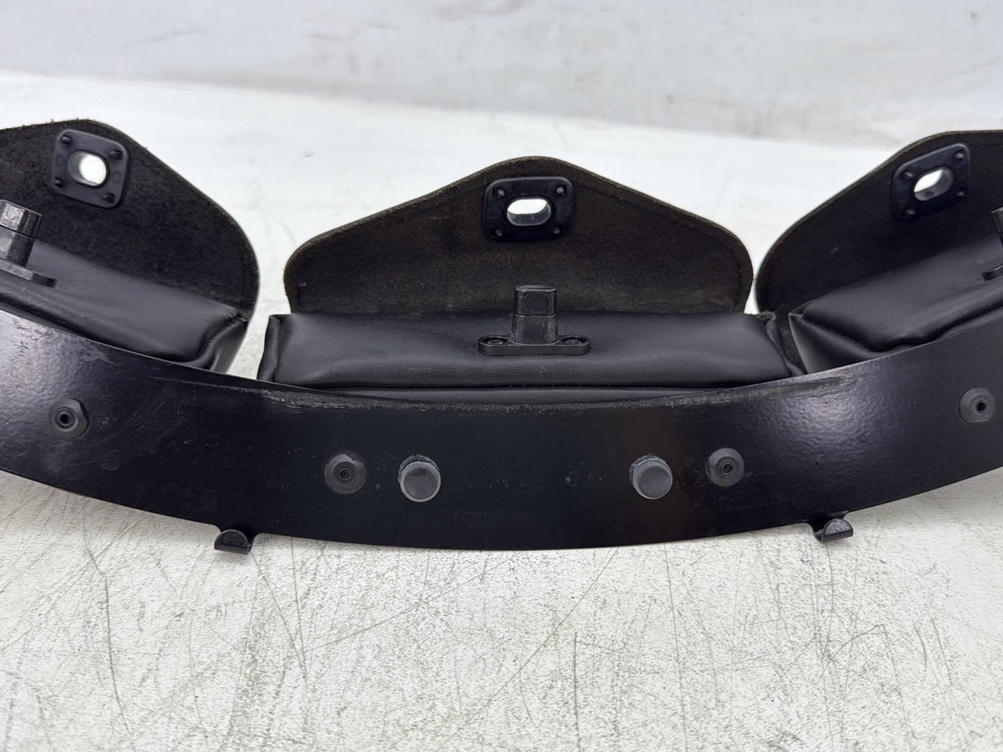 1998 Harley Touring FLHTCUI Electra Glide Ultra OEM Front Onboard Tool Bag Leather Storage