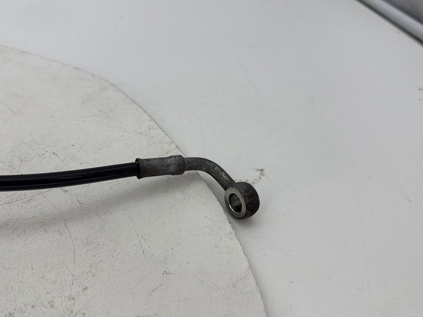 2012 Harley Dyna Fat Bob FXDF 103 OEM Rear Brake Hose Line Pipe