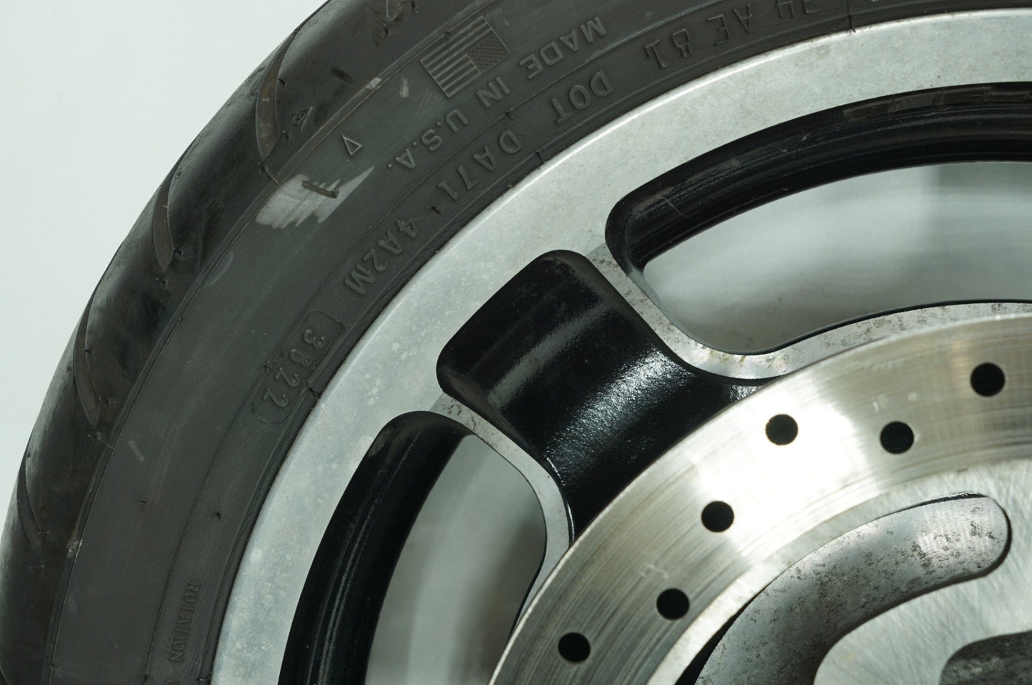 2008 - 2013 Harley-Davidson Touring Electra Police Front & Rear Wheel Rim Tire 41285-09