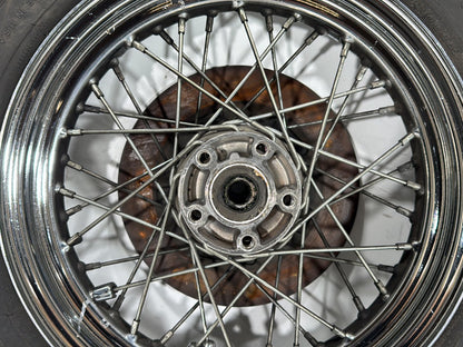 1998 Harley Road King Touring FLHRCI Classic OEM Rear Wheel Rim Tire Spoked