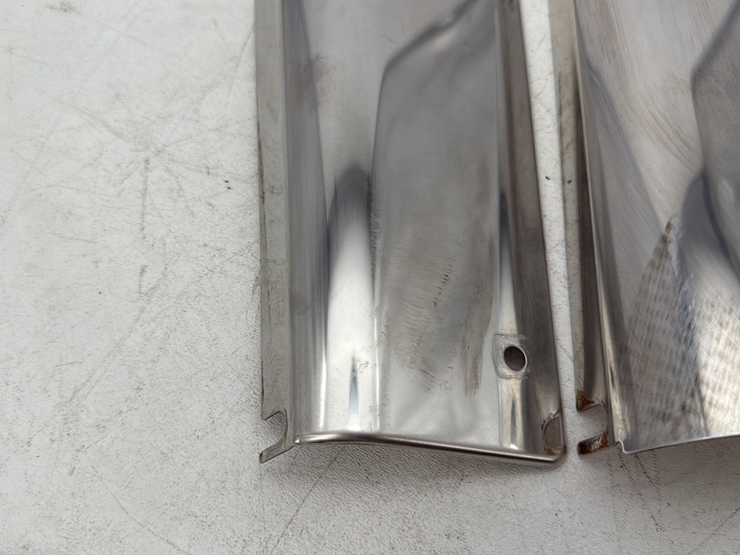 2004 Harley Softail FLSTC Heritage Classic OEM Front Left & Right Fork Side Covers