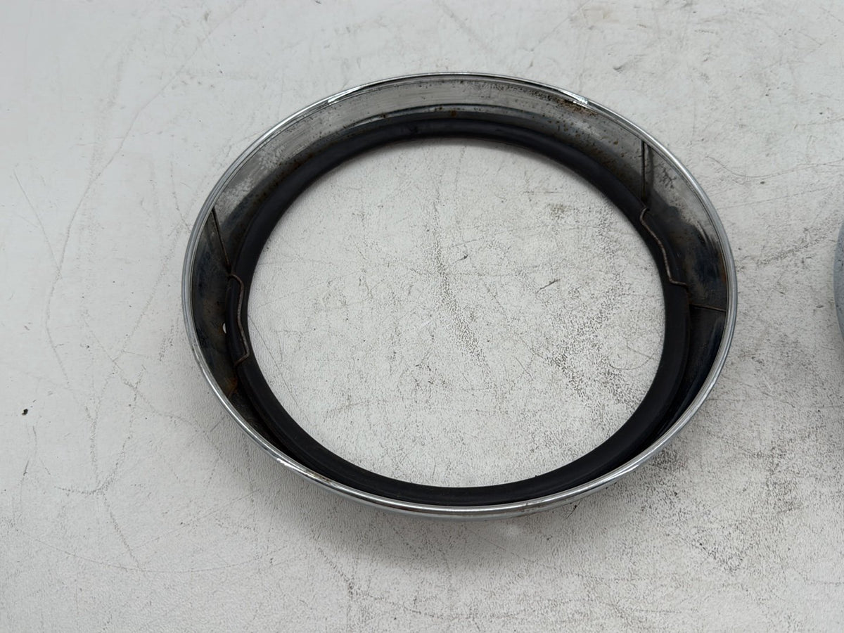 2006 Harley Street Glide Touring OEM Headlight Mount Bracket Ring Circle Trim