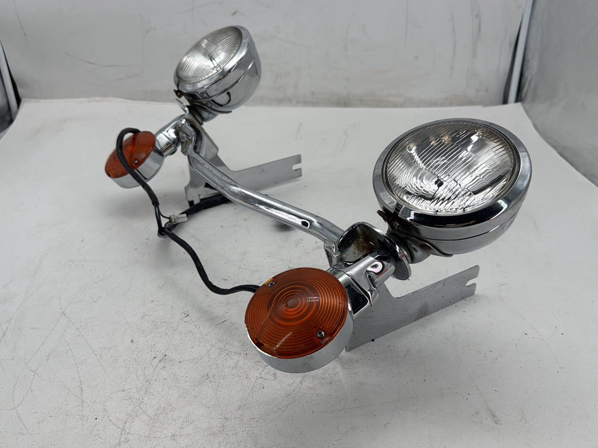 1997 Harley Road King FLHPI OEM Front Turn Signal Indicators Light Bar