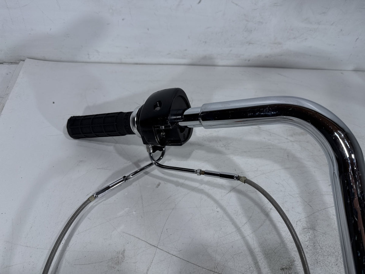 04 Harley Heritage Softail Classic Handlebars Left Right Switches Controls BENT