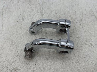 2015 Harley Dyna Low Rider FXDL OEM Front Handlebar Riser Top Clamp Chrome