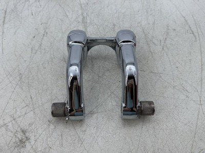 2015 Harley Dyna Low Rider FXDL OEM Front Handlebar Riser Top Clamp Chrome