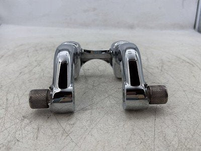 2015 Harley Dyna Low Rider FXDL OEM Front Handlebar Riser Top Clamp Chrome